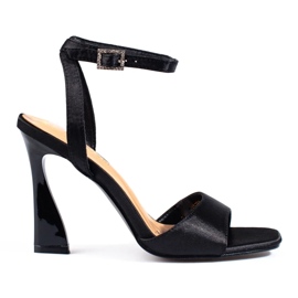 W. Potocki Sandales à talons femme Potocki noir 2