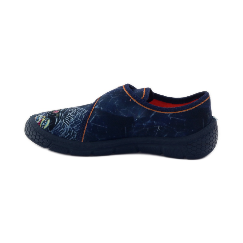 Chaussons Super Light Bottom Car Befado bleu marine orange 2