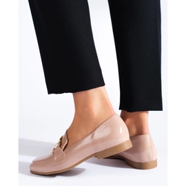 Chaussures femme laquées roses avec chaîne Shelovet 1 Chaussures femme laquées roses avec chaîne Shelovet 1