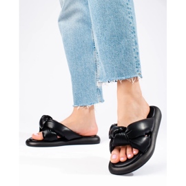 Chaussons femme Shelovet noirs le noir 2