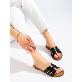 Chaussons Shelovet noirs classiques pour femmes le noir 2 Chaussons Shelovet noirs classiques pour femmes le noir 2