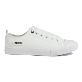 Baskets blanches pour hommes en cuir écologique Big Star KK174008 1