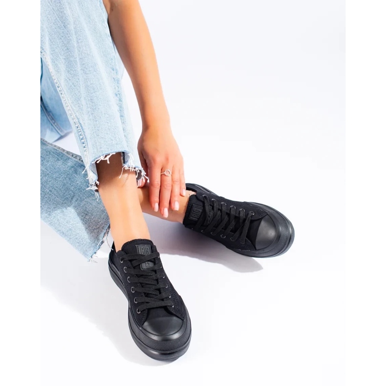 Baskets noires Big Star LL274967 1