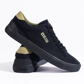 Baskets noires pour hommes Big Star LL174009 le noir 1