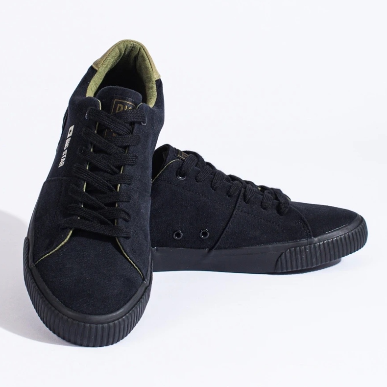 Baskets noires pour hommes Big Star LL174009 le noir 2