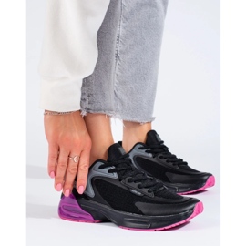 Chaussures de sport noires pour femmes Big Star LL274335 le noir 2