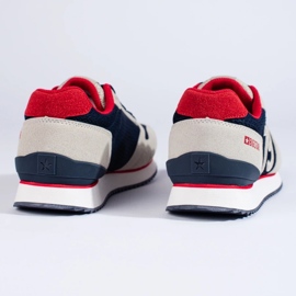 Chaussures de sport homme LL174256 Big Star bleu marine et beige 1