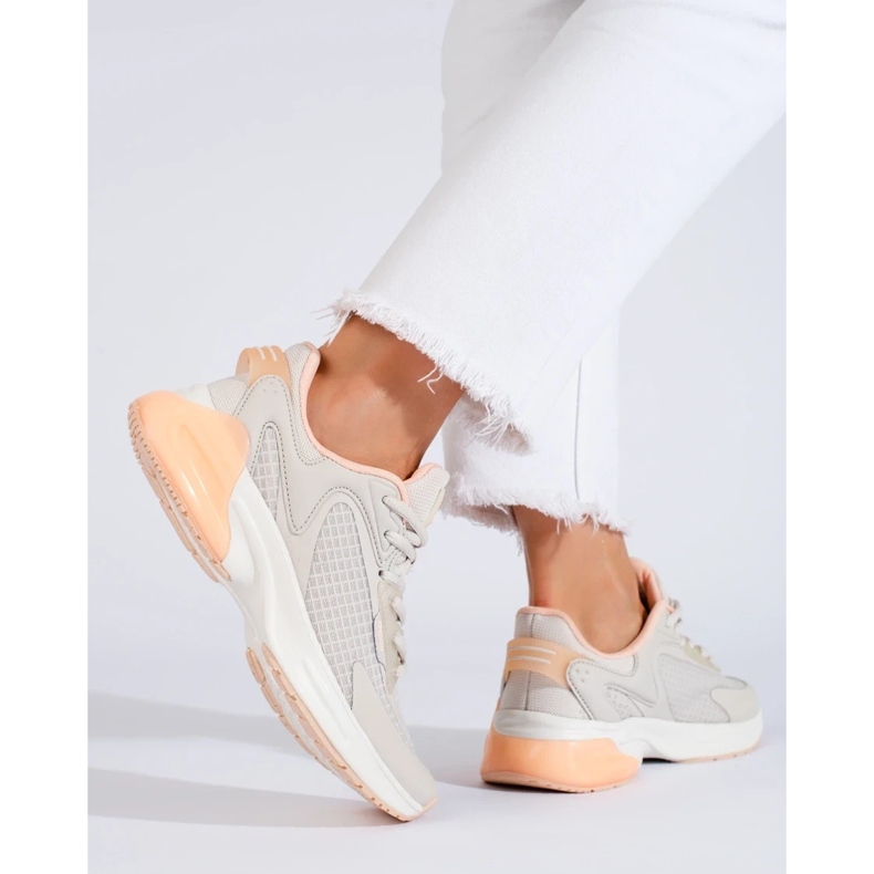 Chaussures de sport beiges pour femmes LL274336 Big Star 2