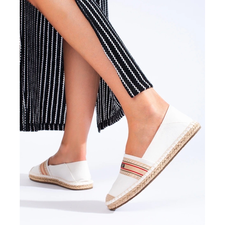 Espadrilles femme Big Star blanches LL274893 1