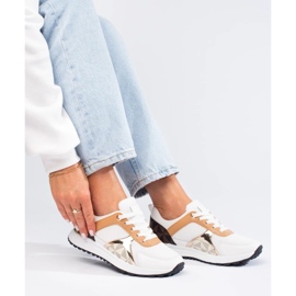 Chaussures de sport femme Shelovet blanc multicolore 1