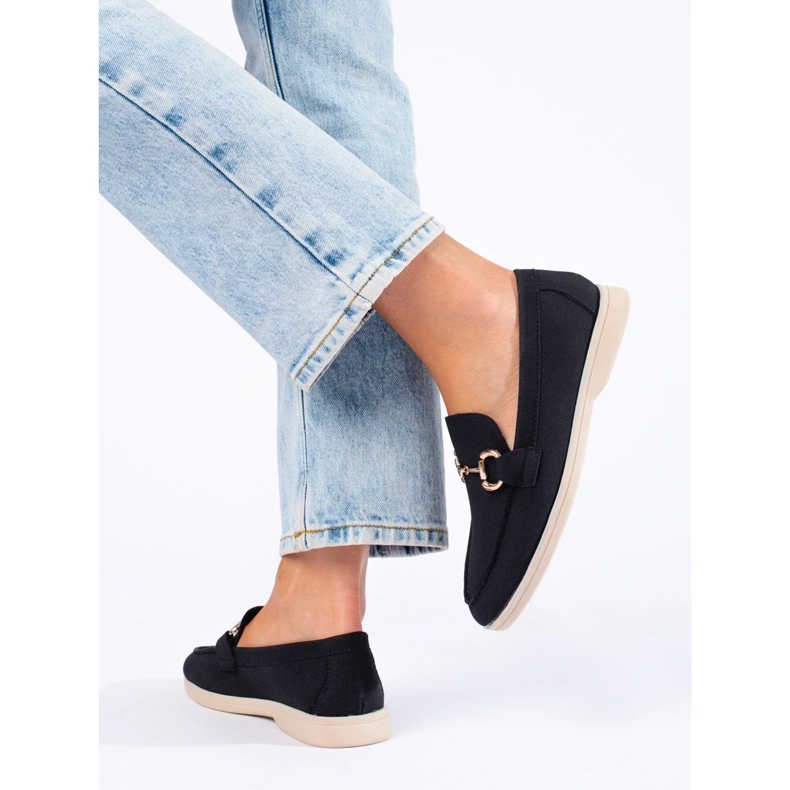 Richelieus en daim noir Shelovet 1