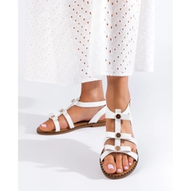 Sandales blanches femme Shelovet 1