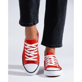 Baskets classiques rouges Shelovet 2