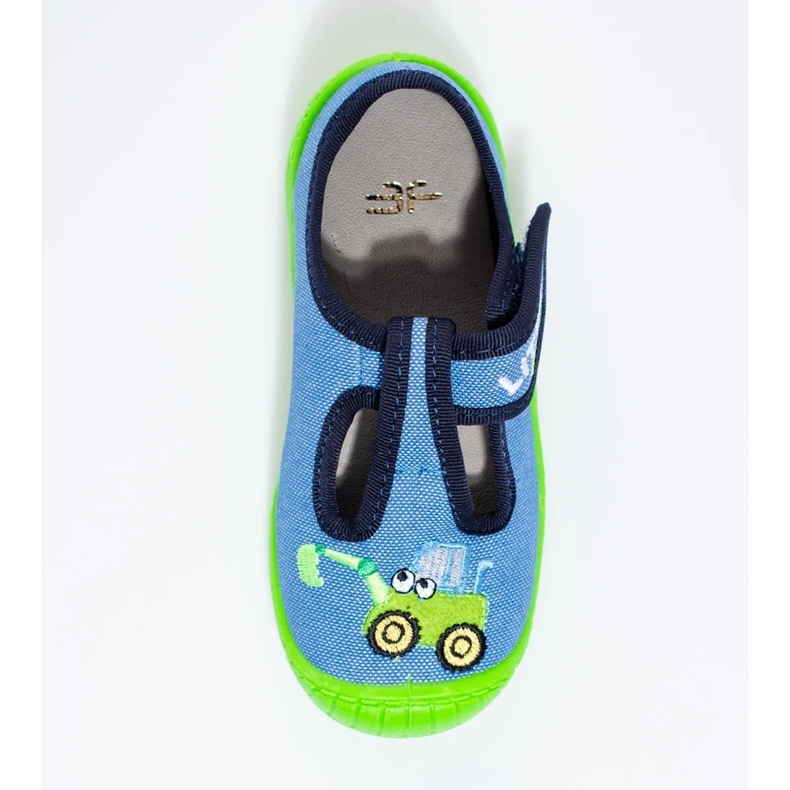 Chaussons d'excavatrice à velcro bleu Shelovet 1