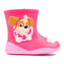 Bottes de pluie enfant fuchsia Shelovet rose 1