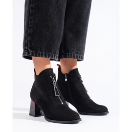 Bottes en daim noir de Shelovet le noir 3
