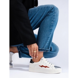 Baskets blanches femme Shelovet 2