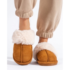 Chaussons femme Shelovet camel brun 1 Chaussons femme Shelovet camel brun 1