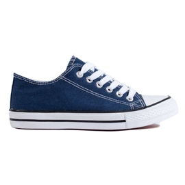 Baskets classiques bleu marine 1