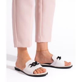 Goodin Tongs plates blanches pour femmes 2