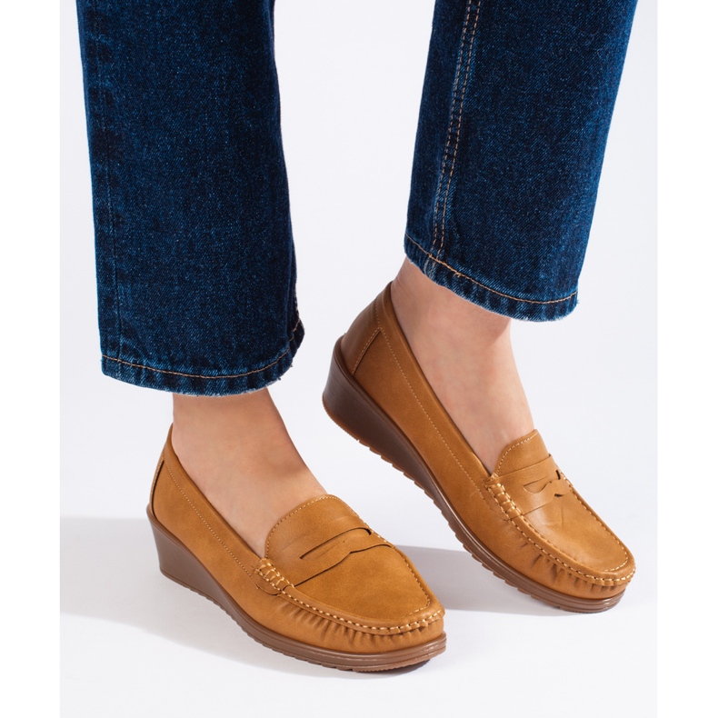 Mocassins marron femme brun 2