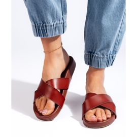 Tongs marron pour femmes de Sergio Leone brun 2