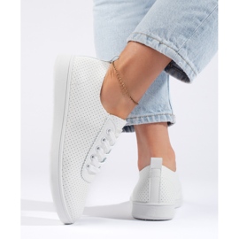 Baskets blanches classiques pour femme 2
