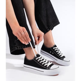 Baskets noires classiques pour femmes le noir 2