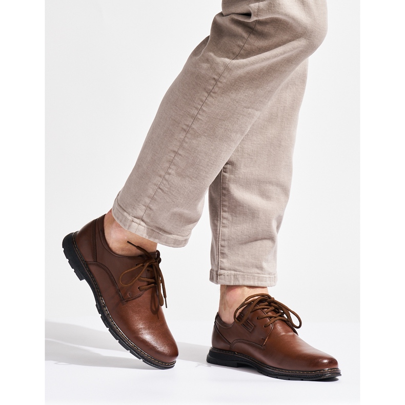 Chaussures à lacets pour hommes brun 1 Chaussures à lacets pour hommes brun 1