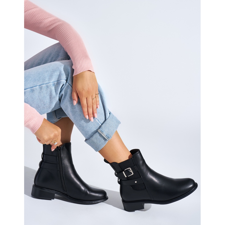 Bottines femme noires le noir 2