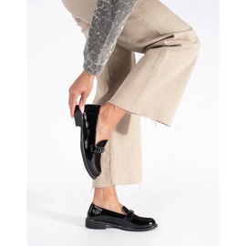 Mocassins femme élégants noirs 1