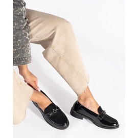 Mocassins femme élégants noirs 2