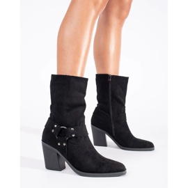 Seastar Bottines noires en daim le noir 2