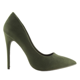 Escarpins sur daim vert 5101 Vert 3
