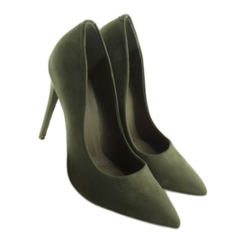 Escarpins sur daim vert 5101 Vert 2