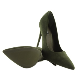 Escarpins sur daim vert 5101 Vert 4