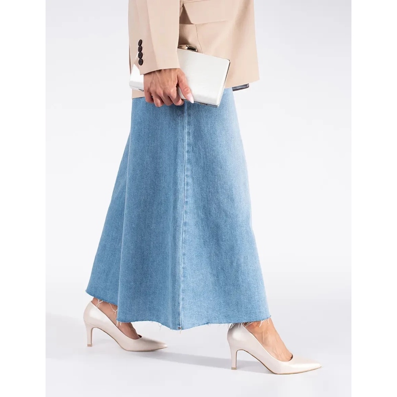 Escarpins à talons aiguilles en perles classiques et élégants beige 2