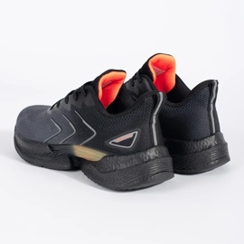 Vico Chaussures de sport légères à lacets noires et grises 1