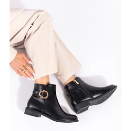 Bottines classiques noires pour femmes le noir 2