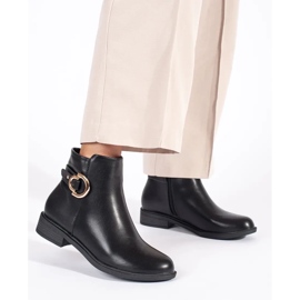 Bottines classiques noires pour femmes le noir 3