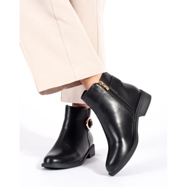 Bottines classiques noires pour femmes le noir 1
