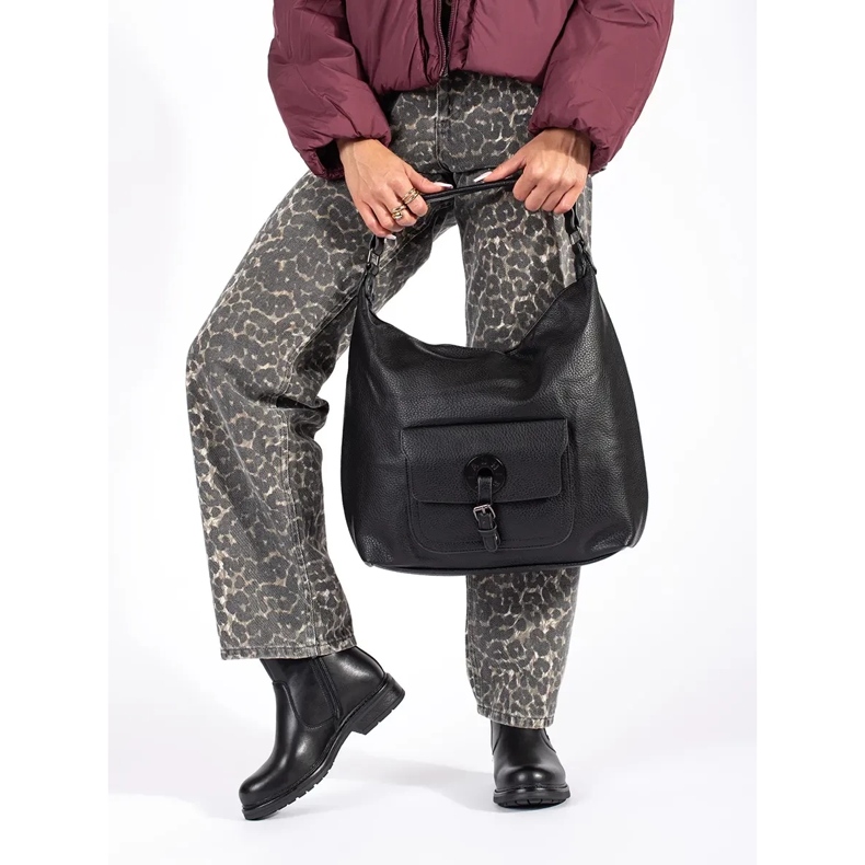 Bottines Chelsea noires pour femmes en cuir naturel par Sergio Leone 1