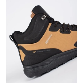 Vico Chaussures de trekking hautes pour hommes noires et marron brun 2