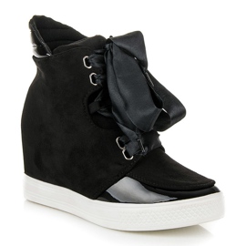 Forever Folie Baskets avec un ruban le noir 1