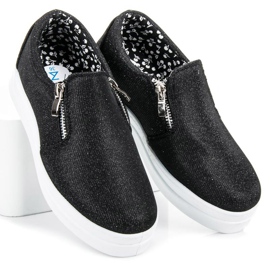 Mckeylor Baskets à paillettes le noir 2