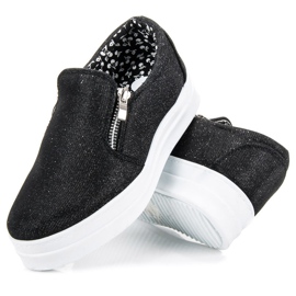 Mckeylor Baskets à paillettes le noir 3