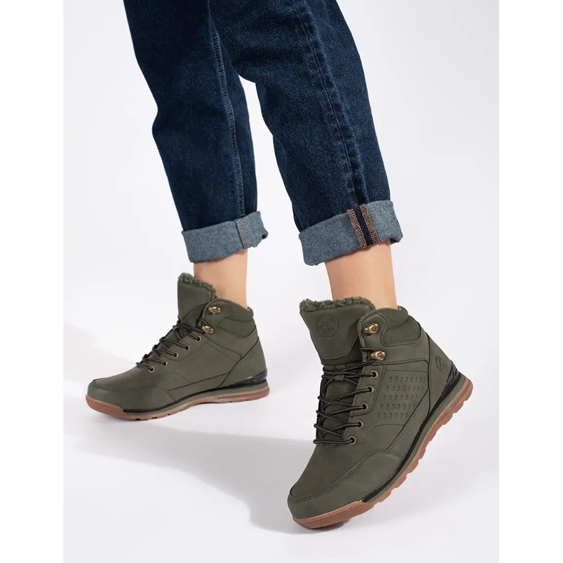 Vico Bottes de trekking isolées vert foncé 1