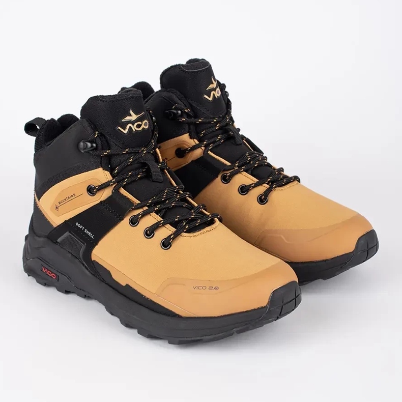 Vico Chaussures de trekking montantes marron pour hommes brun 1