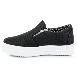 Mckeylor Baskets à paillettes le noir 1