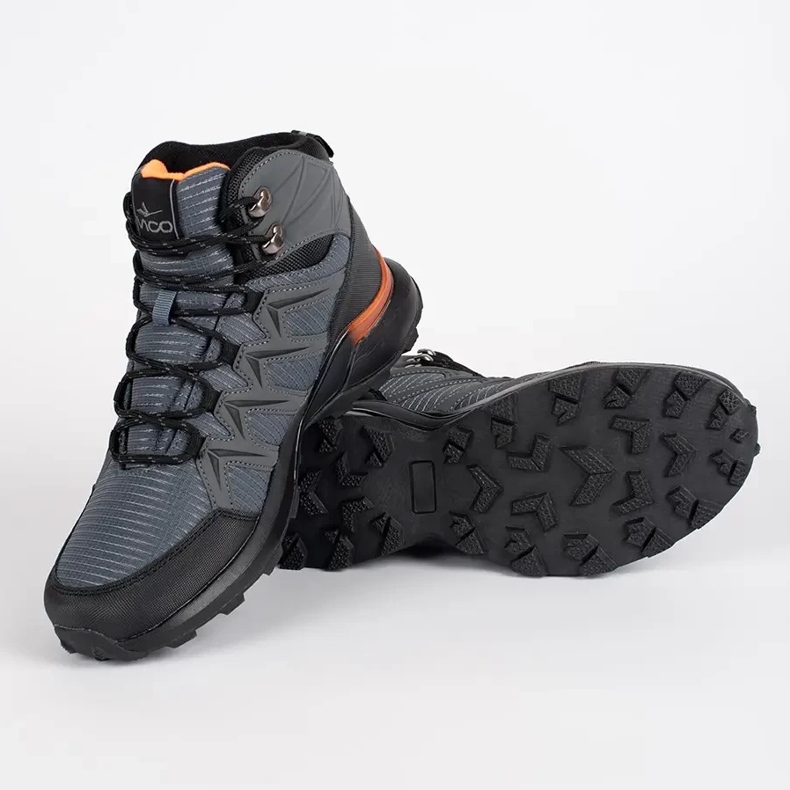 Vico Chaussures de trekking isolées grises pour hommes 1